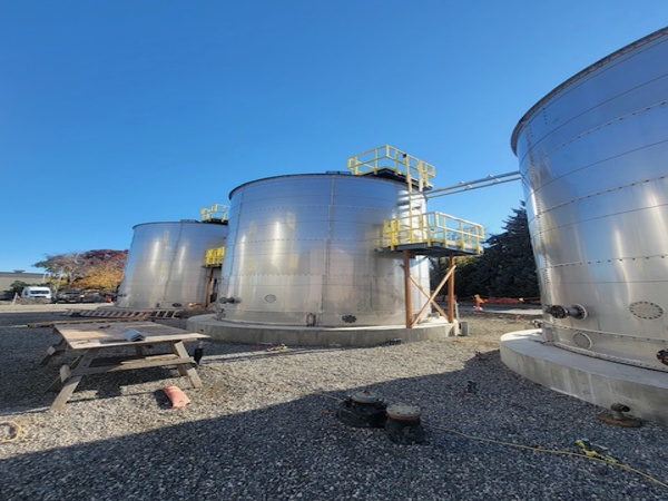 Bolted Wastewater Tank Installation