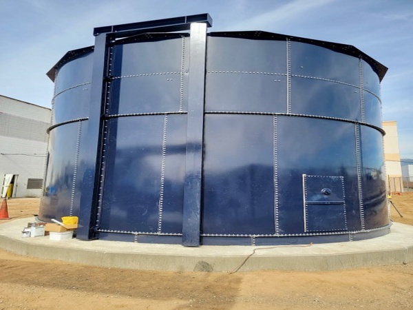 Epoxy-Coated Wastewater Tank