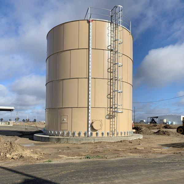 Fire Protection Tank Installation Epoxy Coated