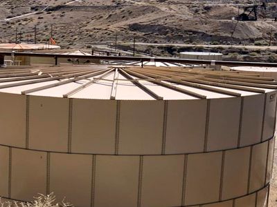 Bolted steel storage tank upgraded for seismic and code compliance in a high-risk area