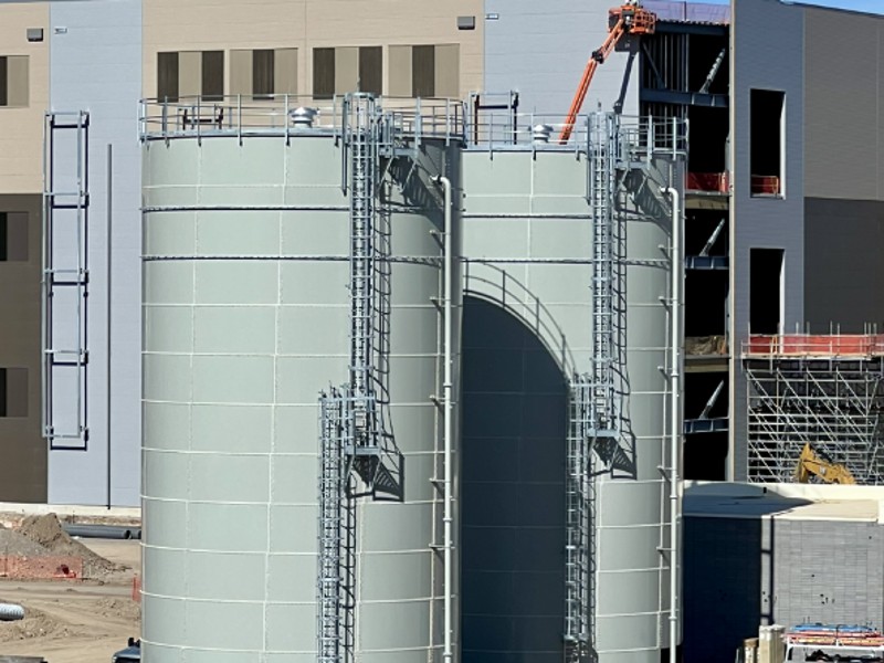 Process Water Cooling Storage Tank at Data Center